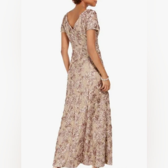 Alex Evenings Gorgeous Lace A-Line Gown - Picture 3 of 14